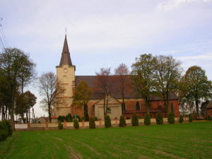 Widok kościoła od ulicy Zamkowej