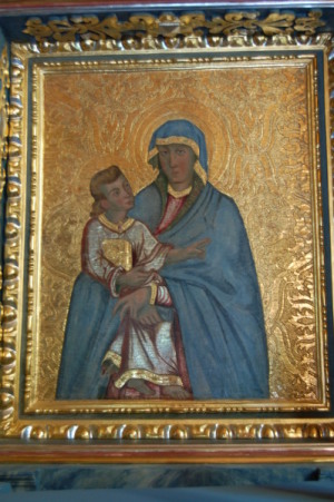 obraz Matki Bożej z kościoła w Kamiennej