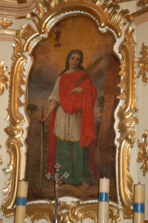 Obraz z kaplicy św. Barbary