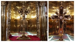 Odnowiony relikwiarz  św. Katarzyny Aleksandryjskiej, Patronki parafii